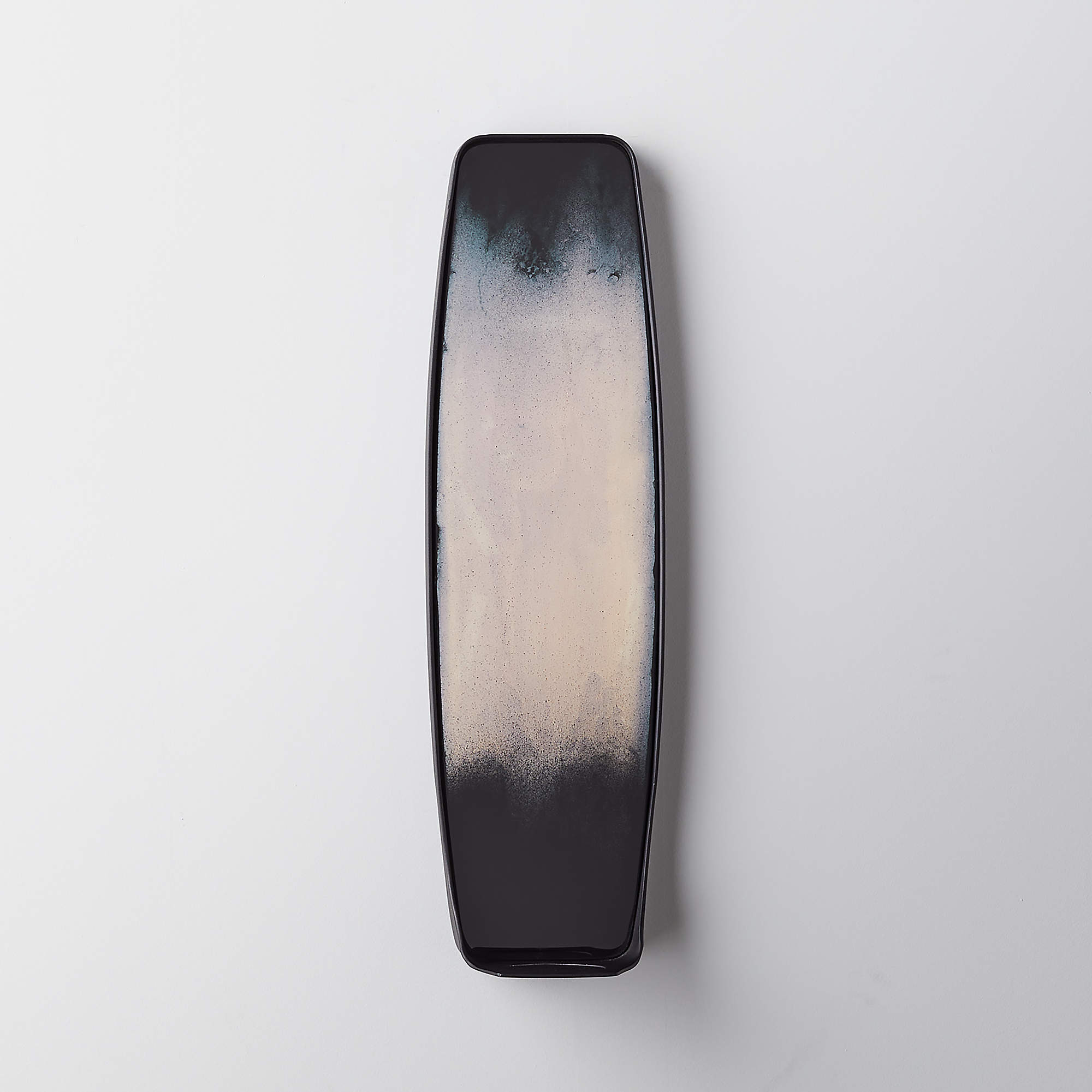 Fling Mirrored Black Wall Sconce Modern Pillar Candle Holder + Reviews