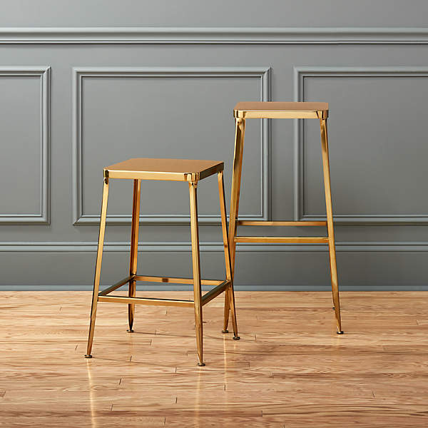 gold bar stools