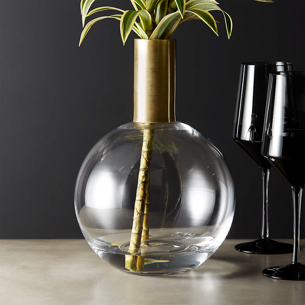 Dina Fluted Glass Vase + Reviews