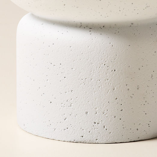 Flatform White Cement Indoor/Outdoor Medium Planter 14.25"