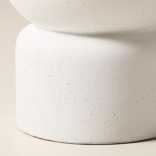 Flatform White Cement Indoor/Outdoor XL Planter 40.25"H