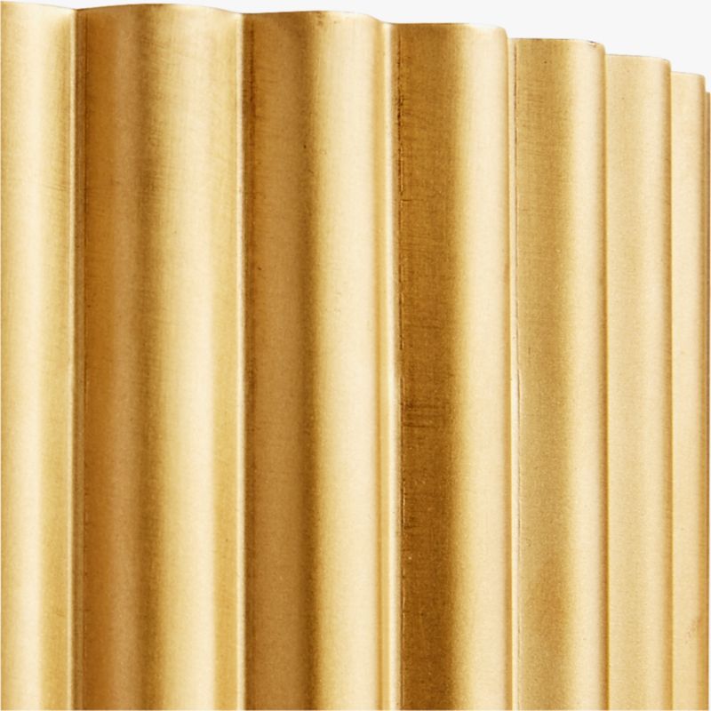 Fluted Gold Modern Wall Sconce + Reviews