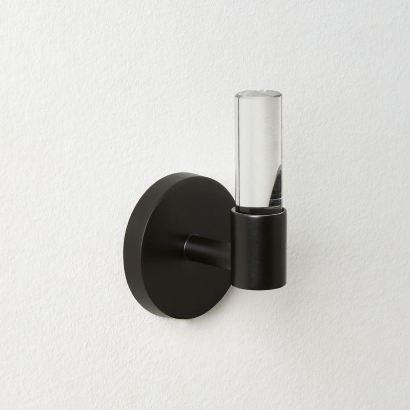 Flynn Modern Black Wall Hook Reviews CB2