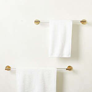 Lucite bathroom towel bars hot sale