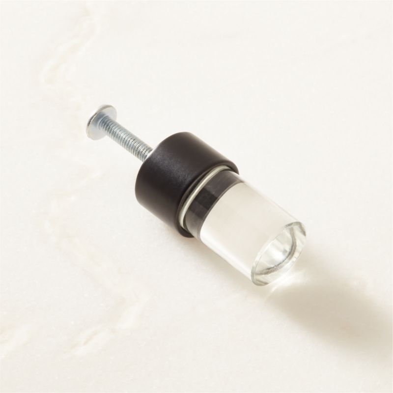 Flynn Crystal and Black Knob 0.75'' - image 3 of 5