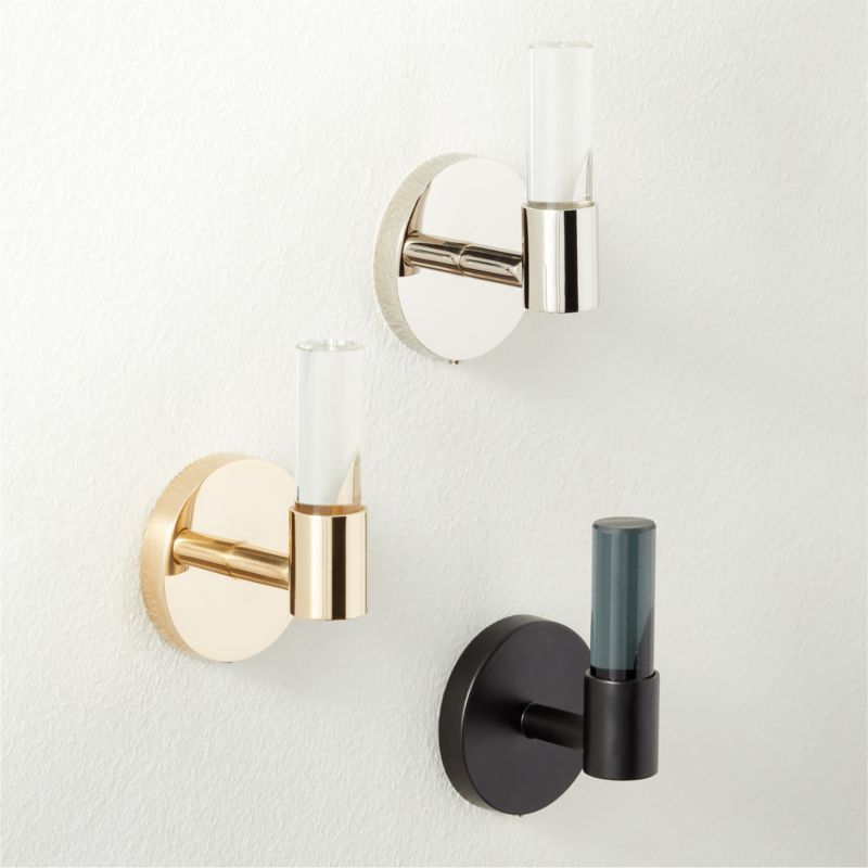 Blaine Modern Unlacquered Brass Wall Hook + Reviews