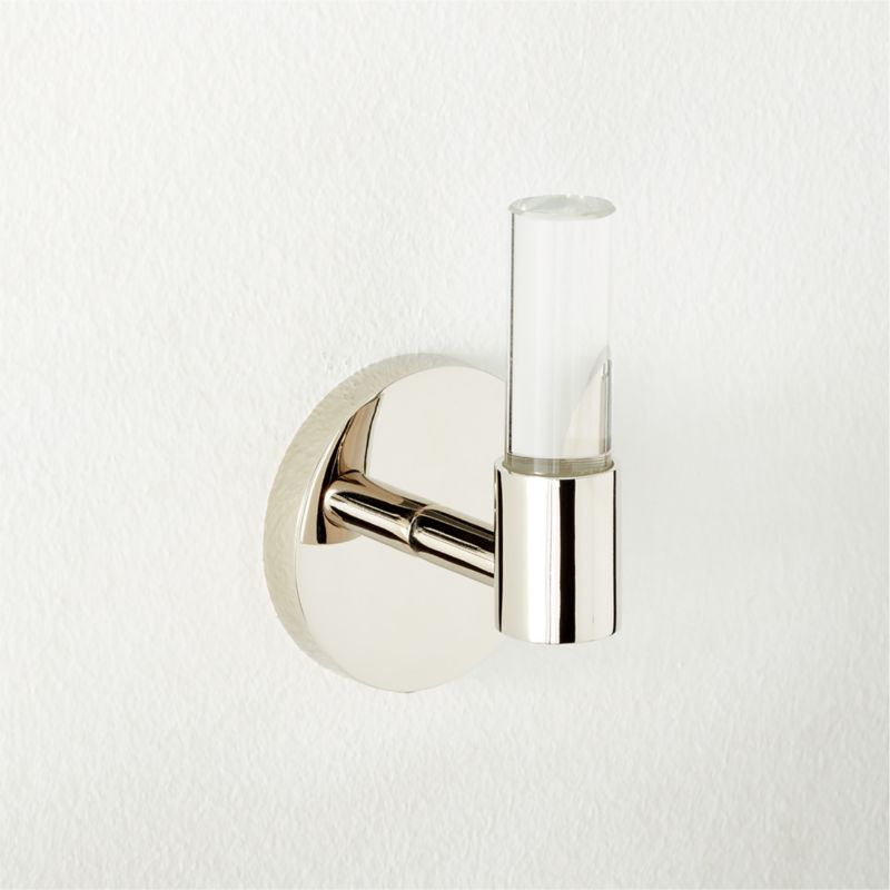 View Flynn Crystal Polished Nickel Hook details