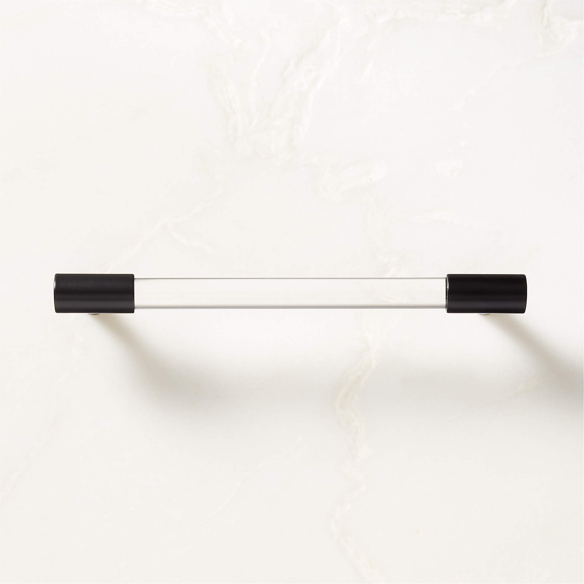 Flynn Black Modern Handle 6" + Reviews CB2