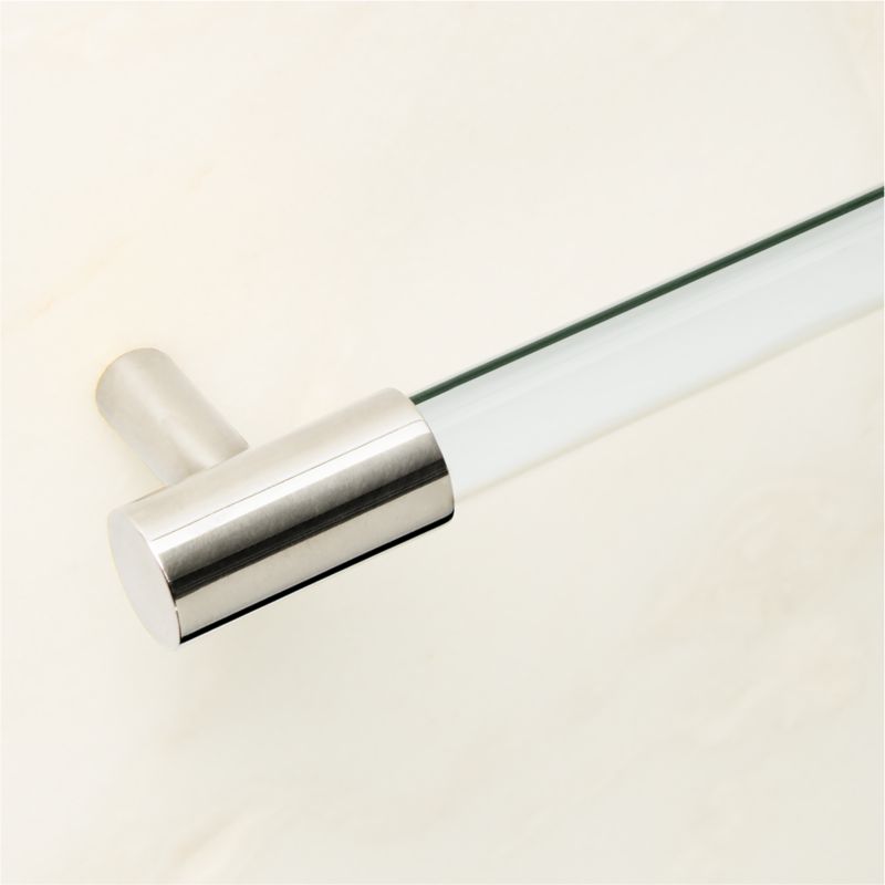 Flynn Polished Nickel and Crystal Cabinet Handle 5" - image 3 of 6