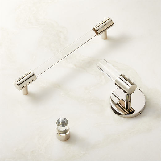 Flynn Crystal Polished Nickel Hook