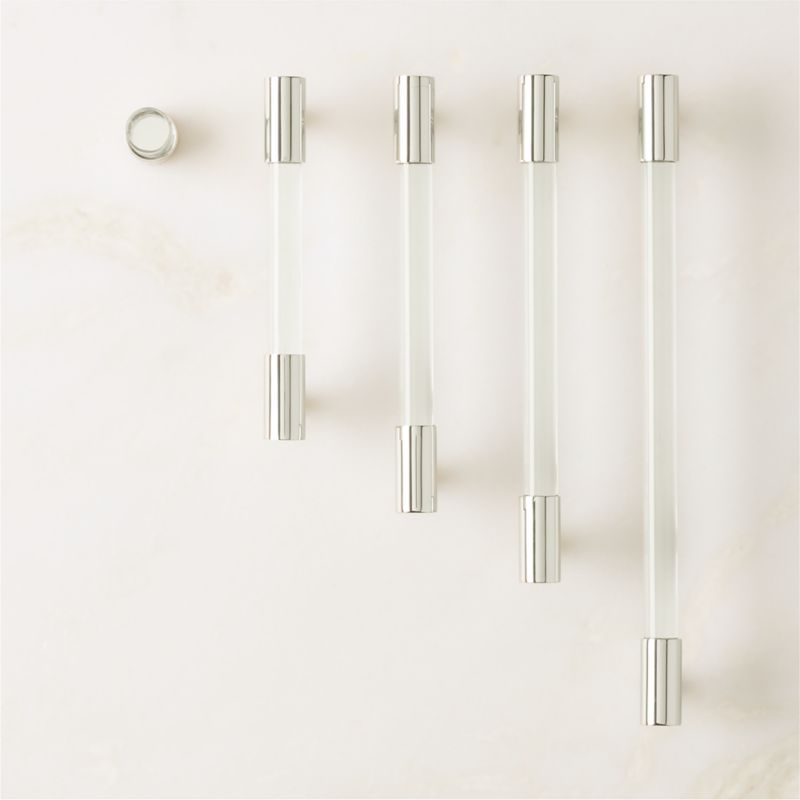 Flynn Polished Nickel and Crystal Cabinet Knob 0.75" - image 3 of 6