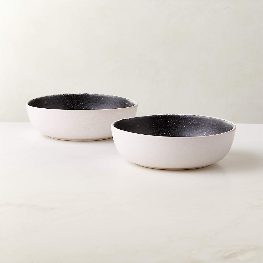 Fynn Modern Black and White Soup Bowl + Reviews