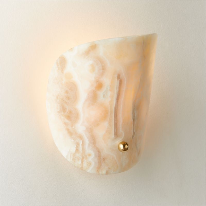 Fold Onyx Wall Sconce Short - image 0 of 6