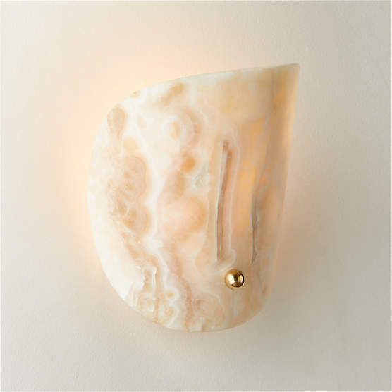 Fold Onyx Wall Sconce Light Short