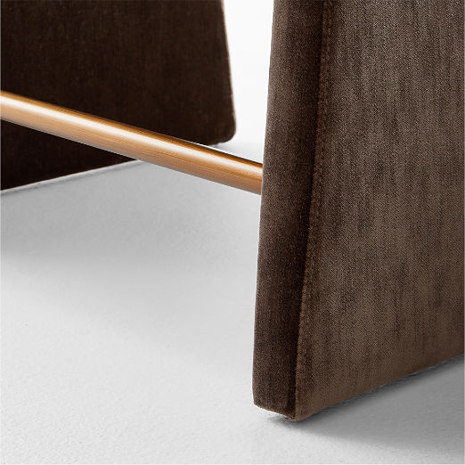 Foley Mink Velvet Counter Stool