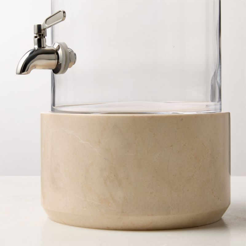 Fonte Marble and Glass Drink Dispenser - image 2 of 4