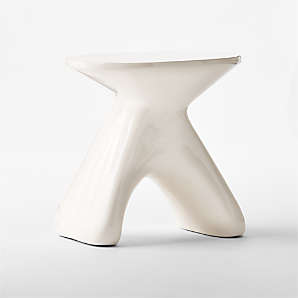 Cb2 cement deals side table