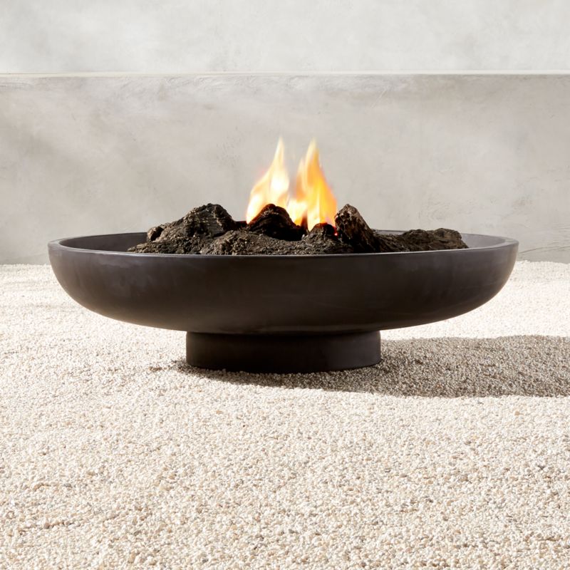 Form Black Cement Fire Pit - image 2 of 5