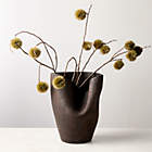 Amata Round Clear Glass Vase