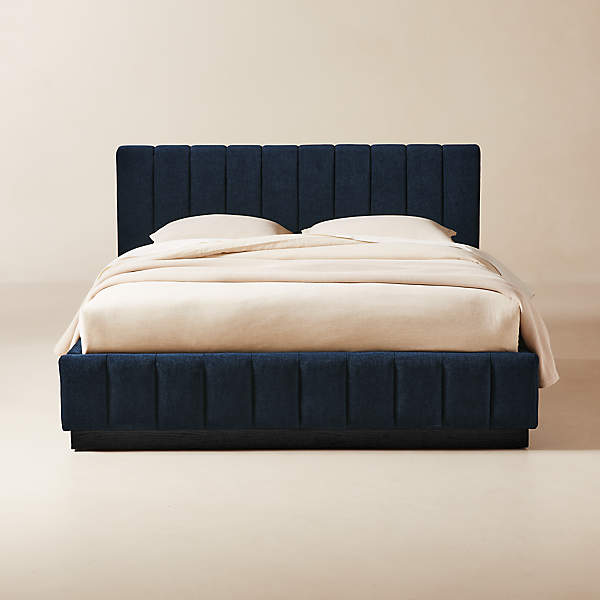 Custom Navy Blue Murphy Bed