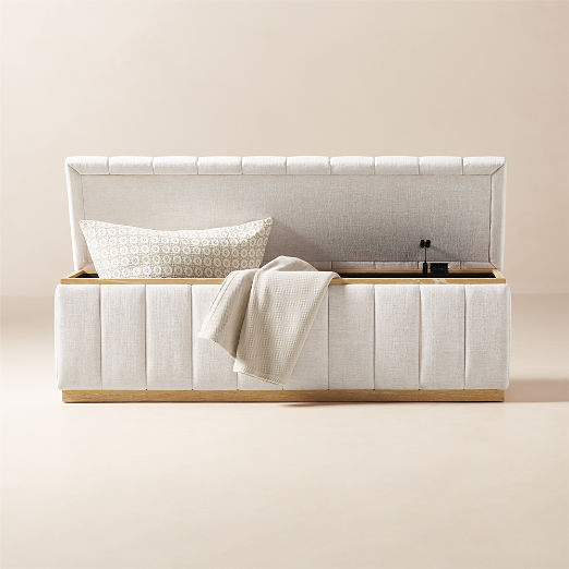 Forte Luca Camel Natural Bench