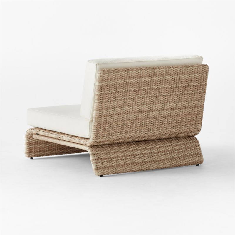 Foss Woven Armless Outdoor Chair - image 7 of 10