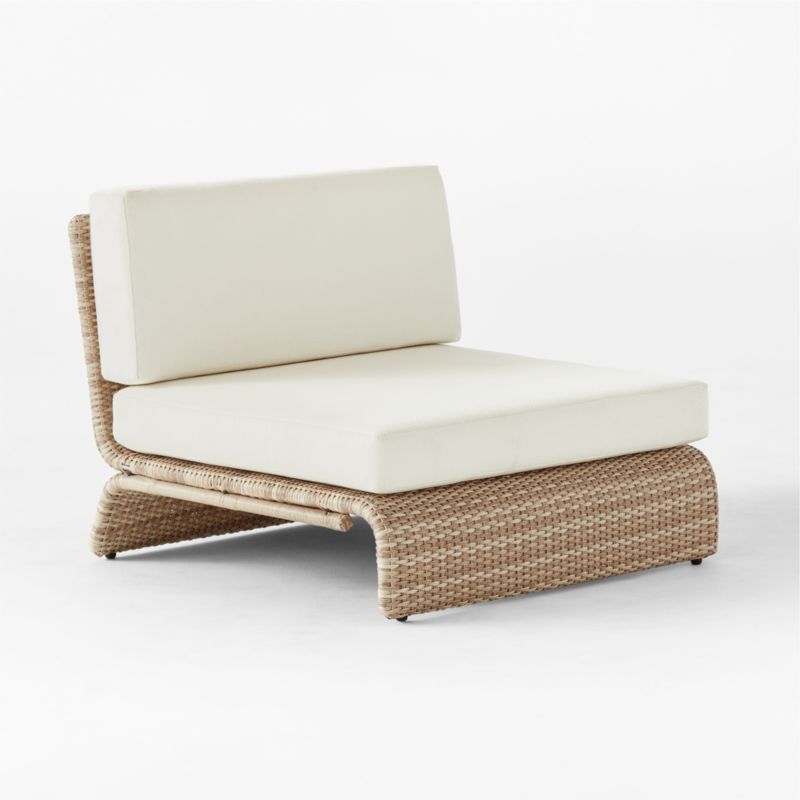 Foss Woven Armless Outdoor Chair - image 5 of 10