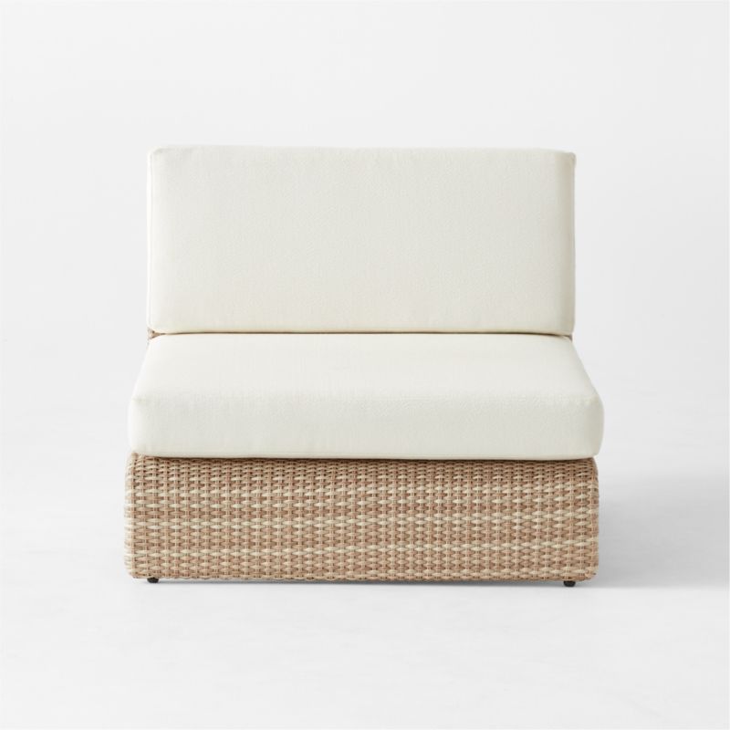 Foss Woven Armless Outdoor Chair - image 4 of 10