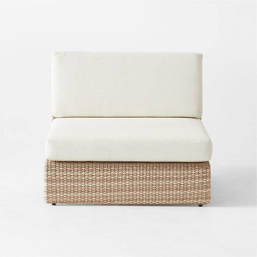 Foss Woven Armless Outdoor Chair