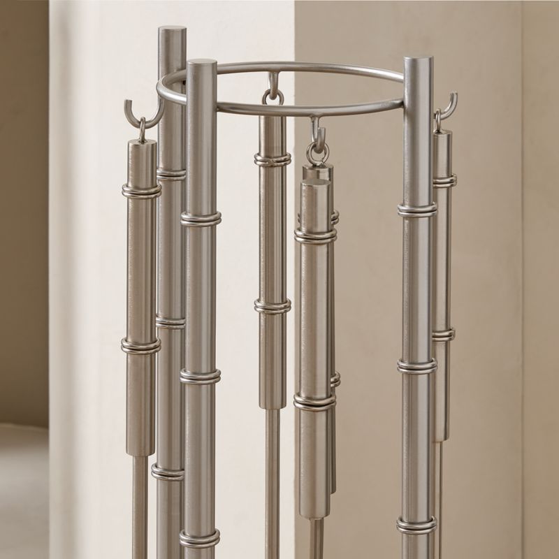 Foundry Silver Iron Fireplace Tools - image 1 of 3