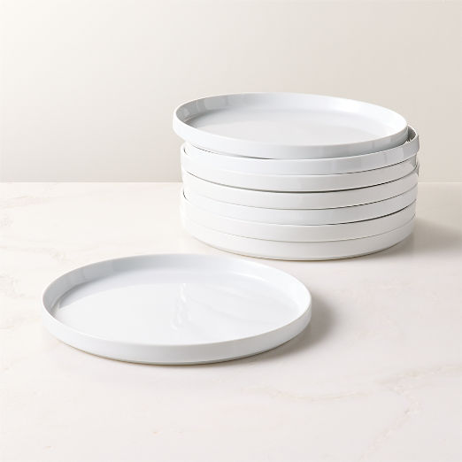 Frank White Dinner Plates Set of 8