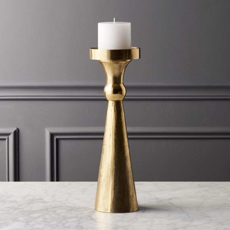 Brass Candle Holders | CB2