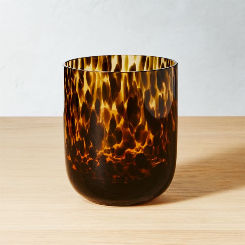 brown drinking glasses