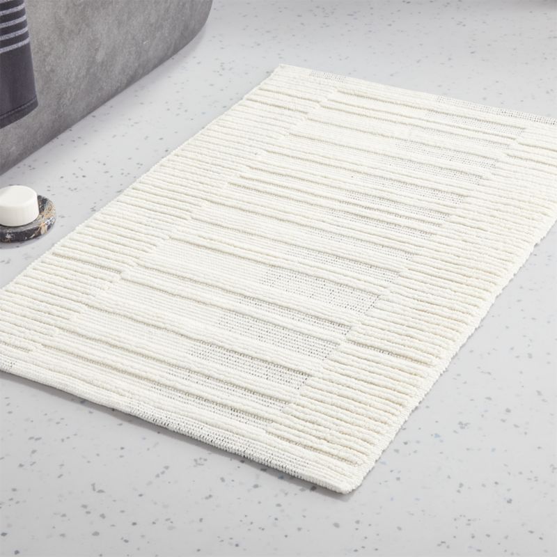 natural bath mat