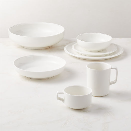 Frette Off-White Dinner Plate