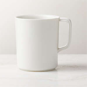 Modern White Matte Coffee Mugs, 250 ML, Microwave Safe, Dishwasher Saf –