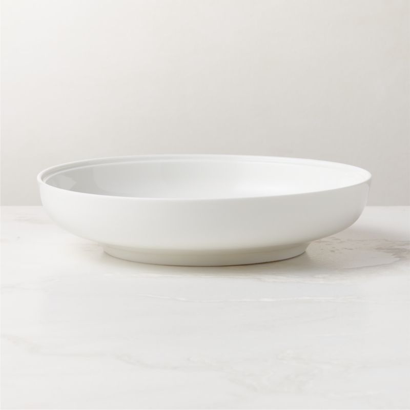 Frette White Pasta Bowl + Reviews | CB2