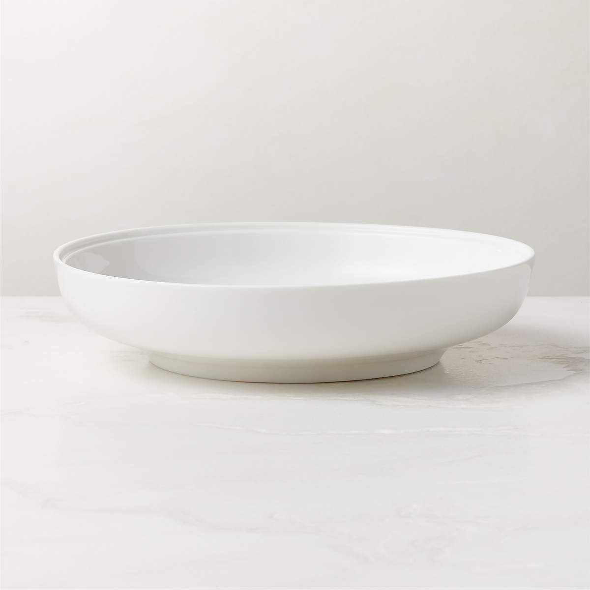 Frette White Pasta Bowl + Reviews CB2