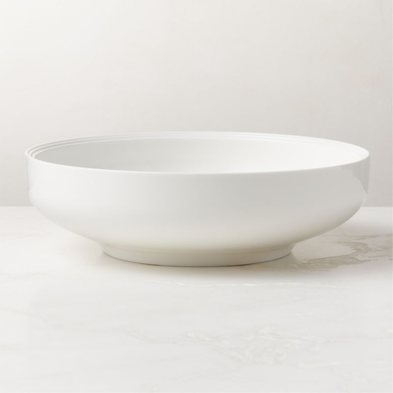 Viewing product image Frette Off-White Serving Bowl - image 1 of 5