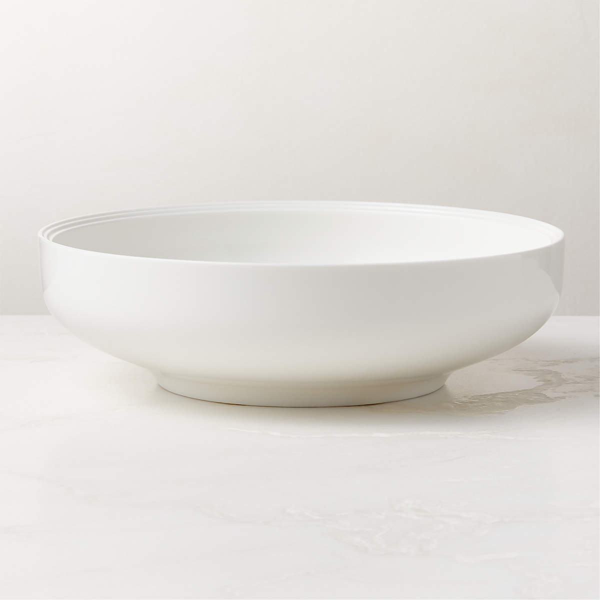 Frette White Serving Bowl + Reviews CB2 Canada