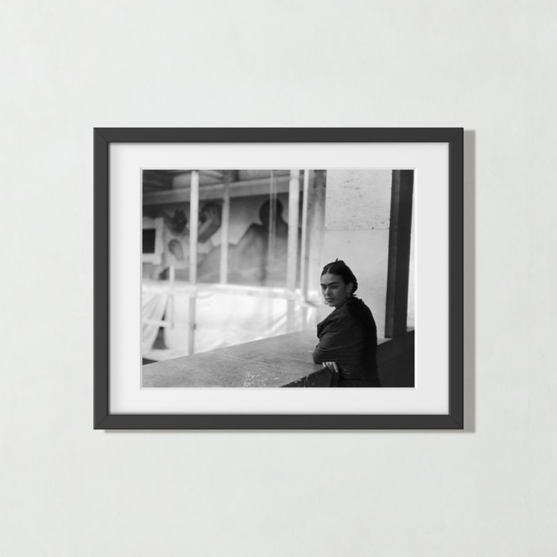 'Frida in Detroit' Photographic Print in Black Frame 17.75''x21.75'' - image 0 of 4