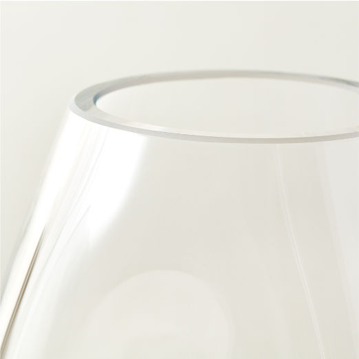 Fron Clear Glass Vase