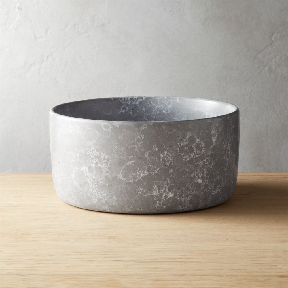 Froth Grey Soup Bowl