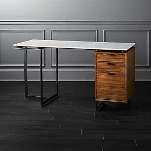 l shaped desk cb2