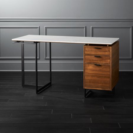 Fullerton Modular Desk With Drawer And Leg Reviews Cb2