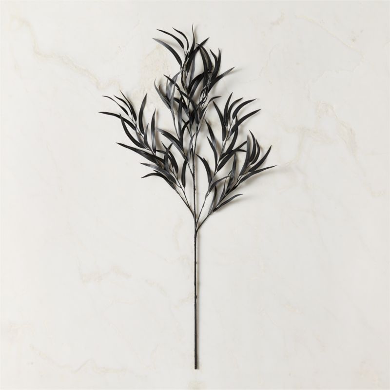 Faux Black Eucalyptus Stem 40" - image 3 of 4