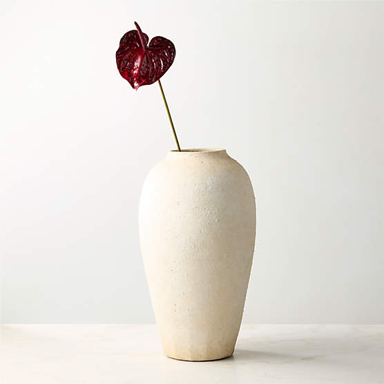 Faux Burgundy Anthurium Stem 26"