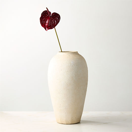 Faux Burgundy Anthurium Stem 26"