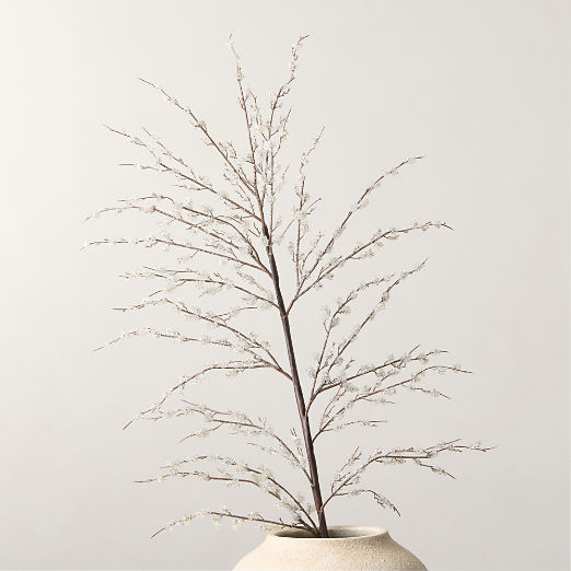 Faux Crystal Branch Holiday Stem Set of 3