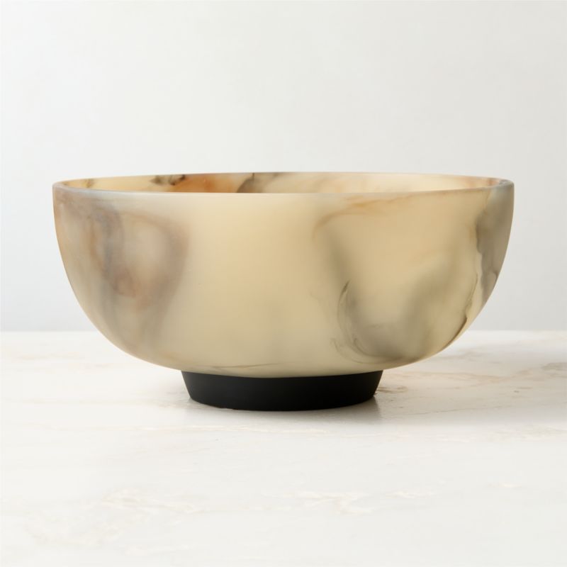 Faux Horn Resin Decorative Bowl Small - image 2 of 3